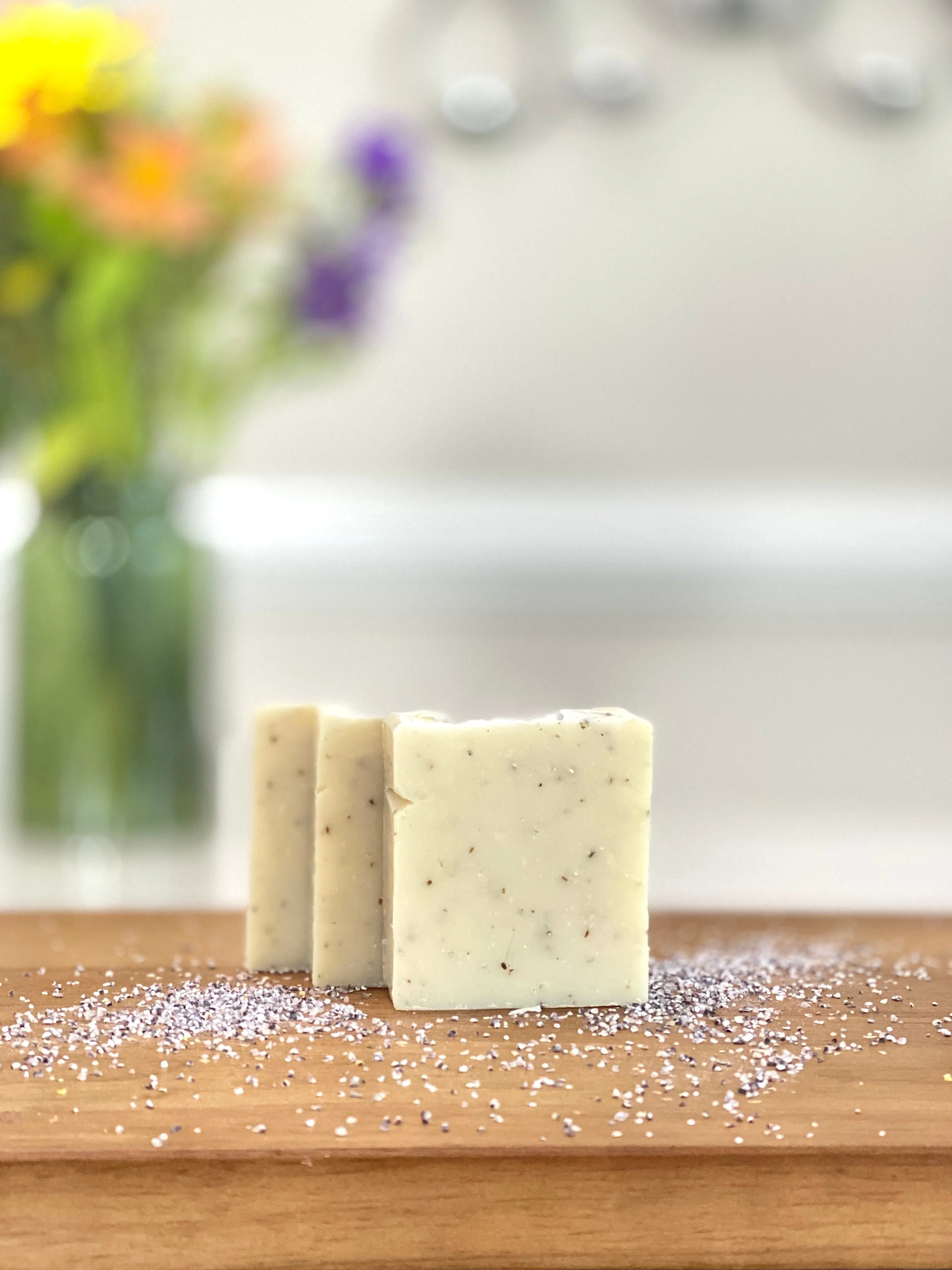 5 oz Sea Island Blue Grits Handcrafted Soap