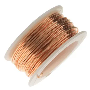 Artistic Wire, Bronze Craft Wire 20 Gauge Thick, Bare Phosphor Bronze (6 Yard Spool)