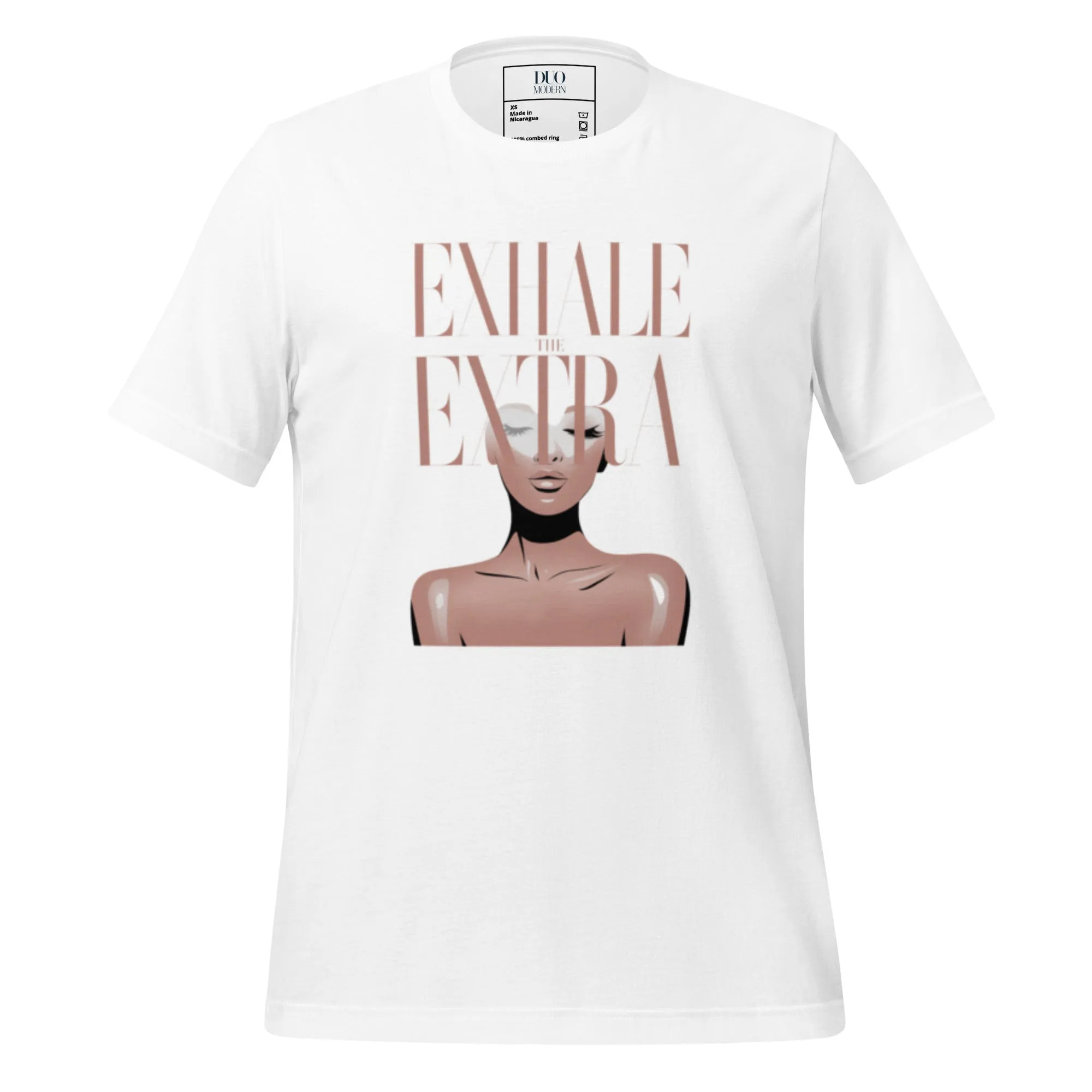 DUO MODERN "Exhale the Extra" Unisex T-shirt