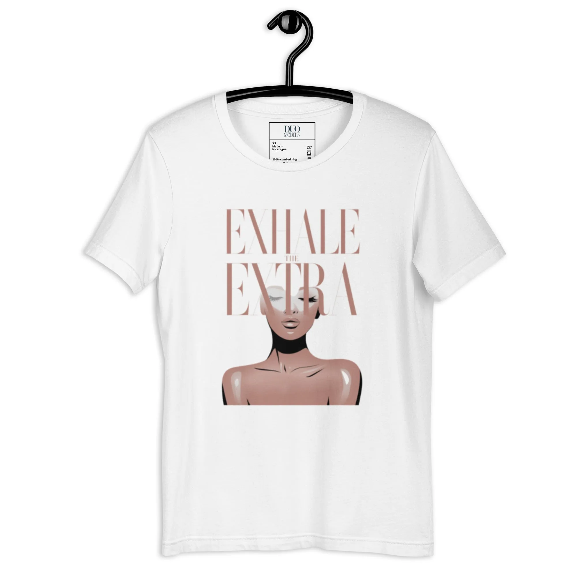 DUO MODERN "Exhale the Extra" Unisex T-shirt