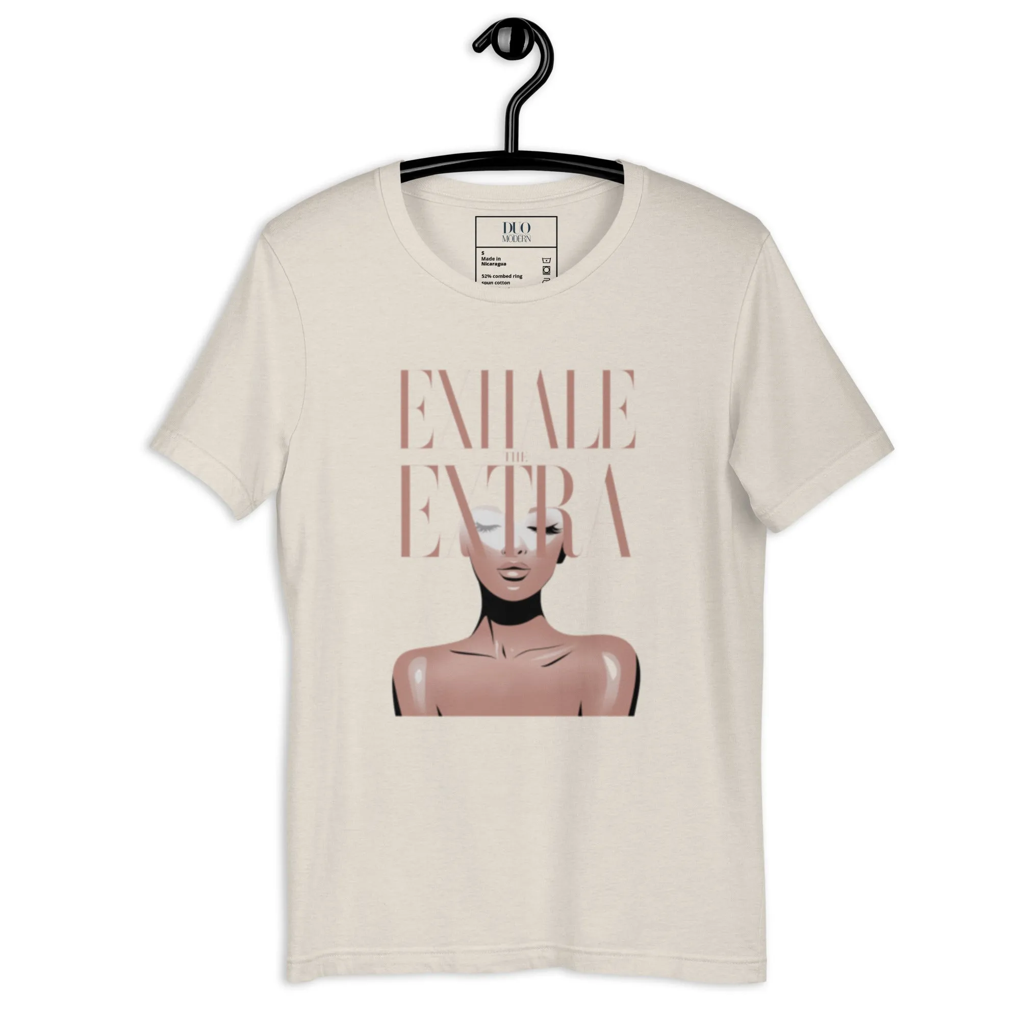 DUO MODERN "Exhale the Extra" Unisex T-shirt