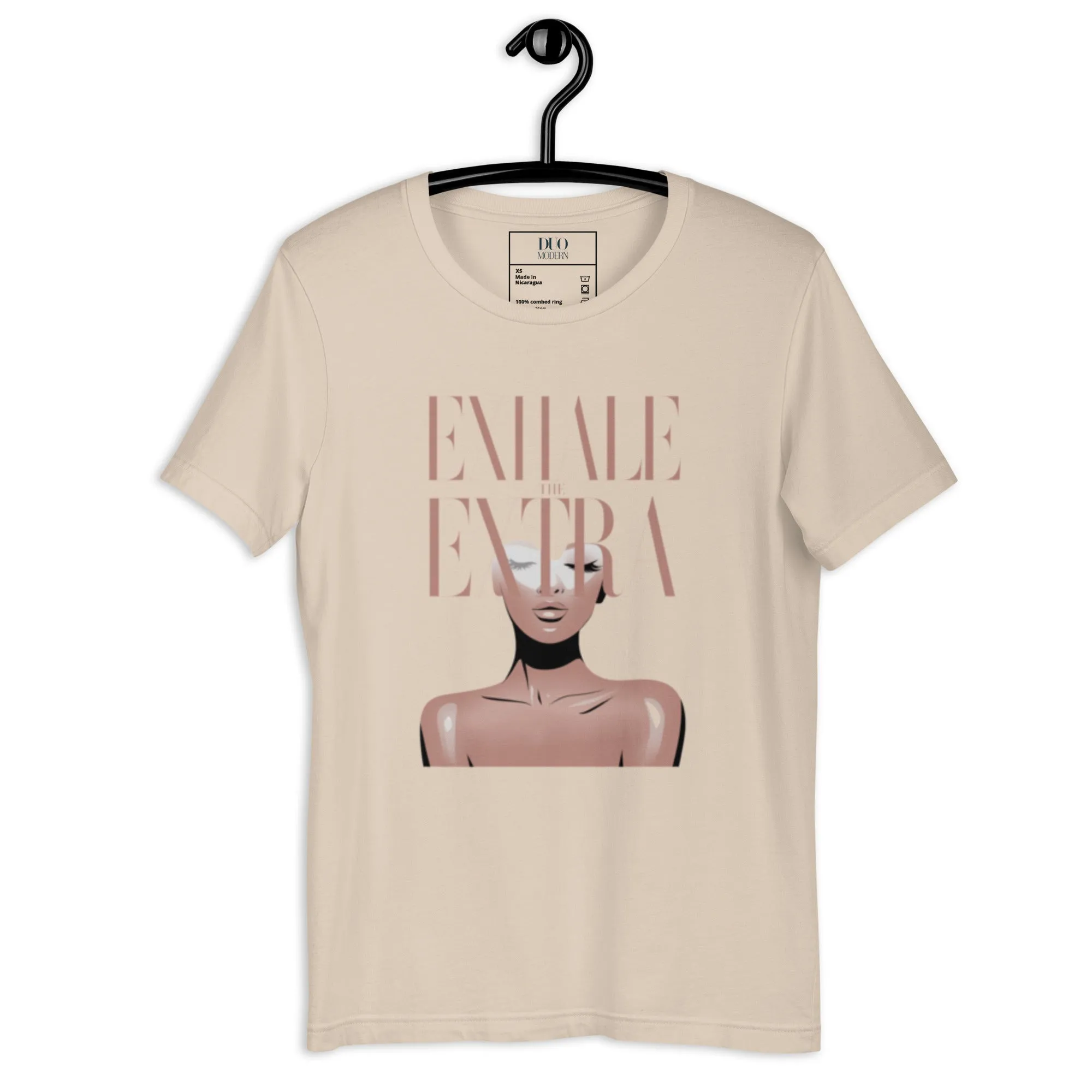 DUO MODERN "Exhale the Extra" Unisex T-shirt