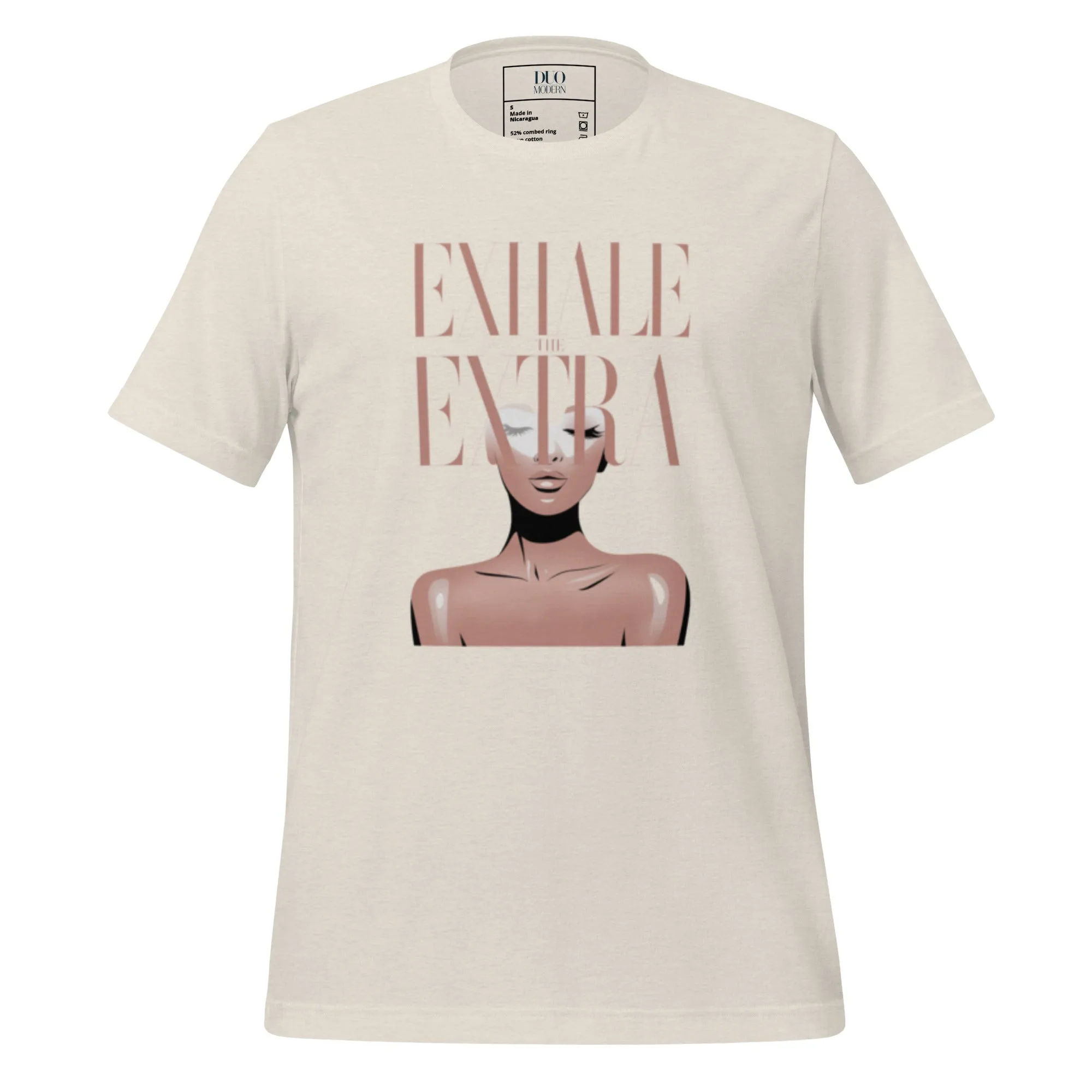 DUO MODERN "Exhale the Extra" Unisex T-shirt