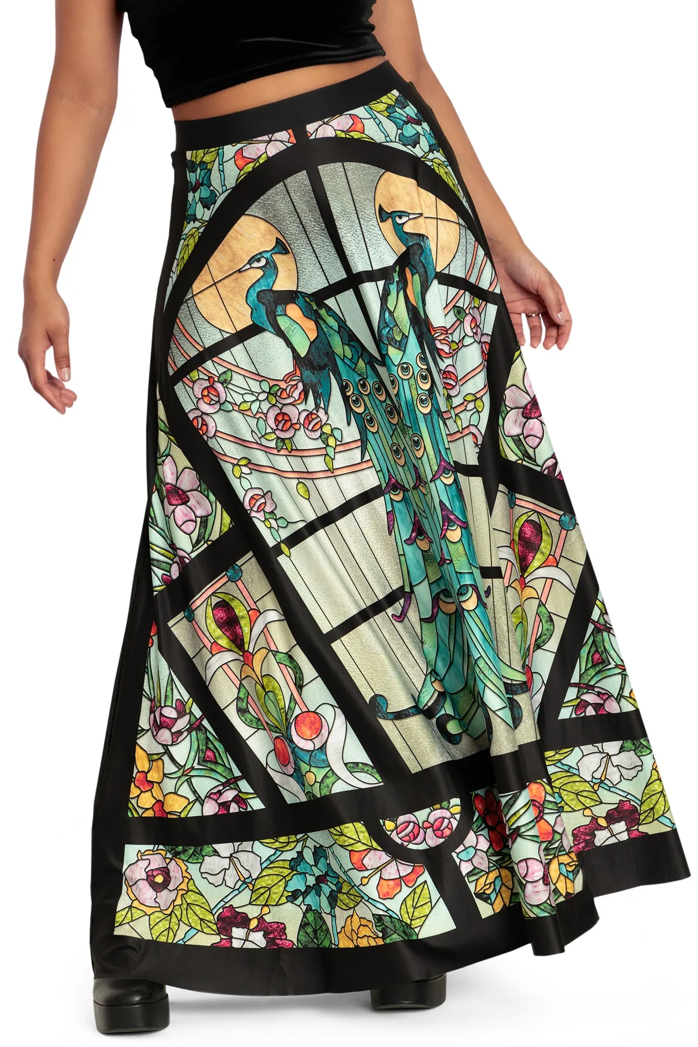 Glass Garden Maxi Skirt