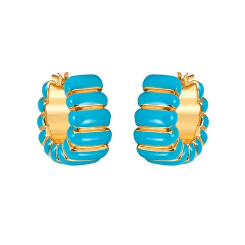 Modern Classy Turquoise Earrings