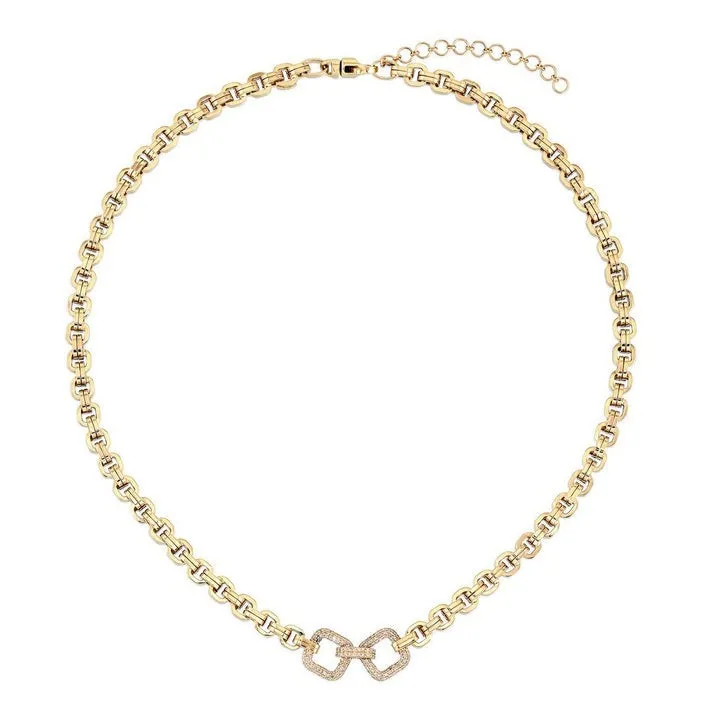 Modern Elegance Link Necklace