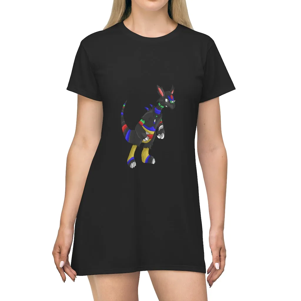 Rocino All Over Print T-Shirt Dress