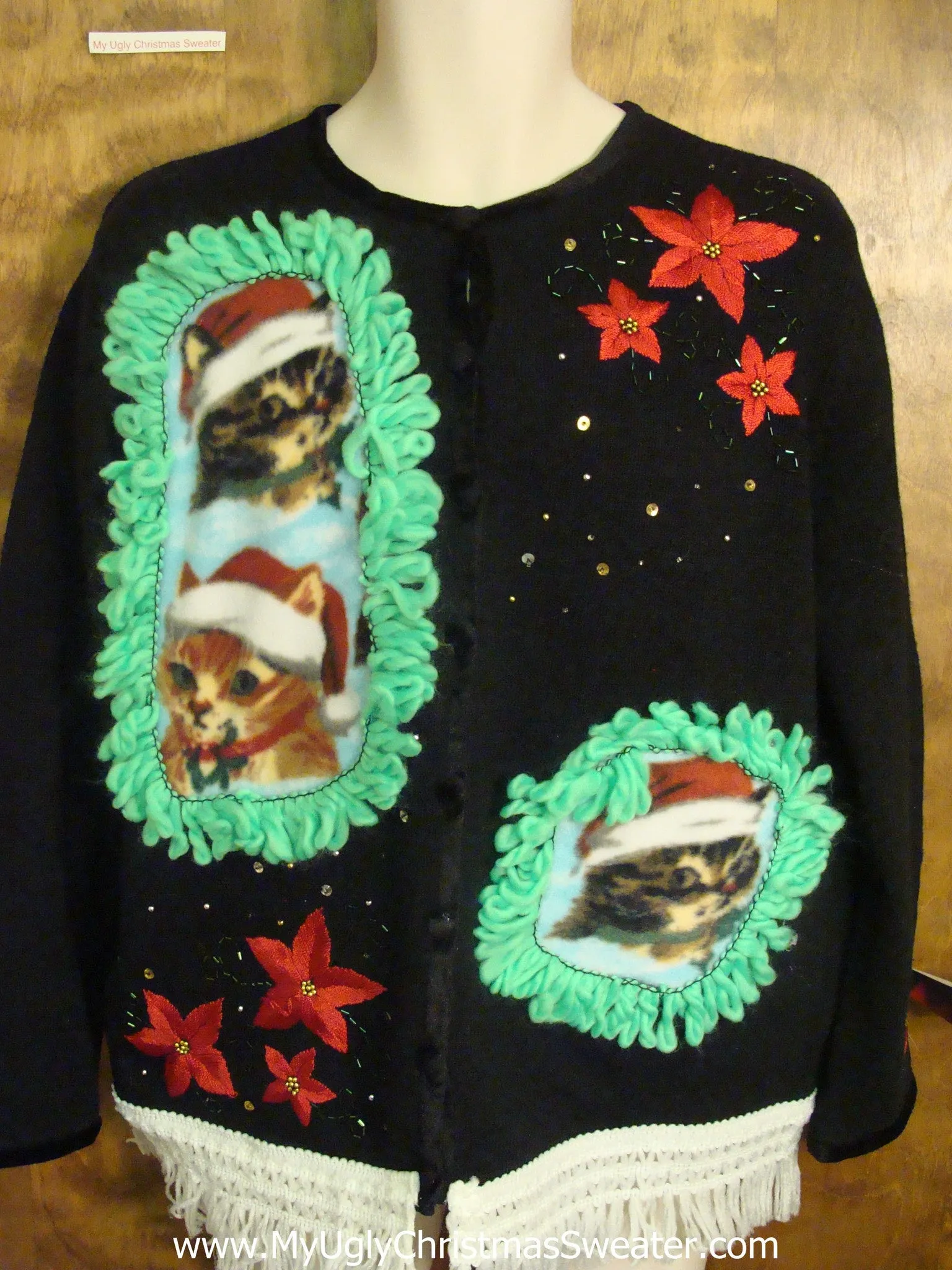 Tacky Xmas Cats Ugly Christmas Sweater